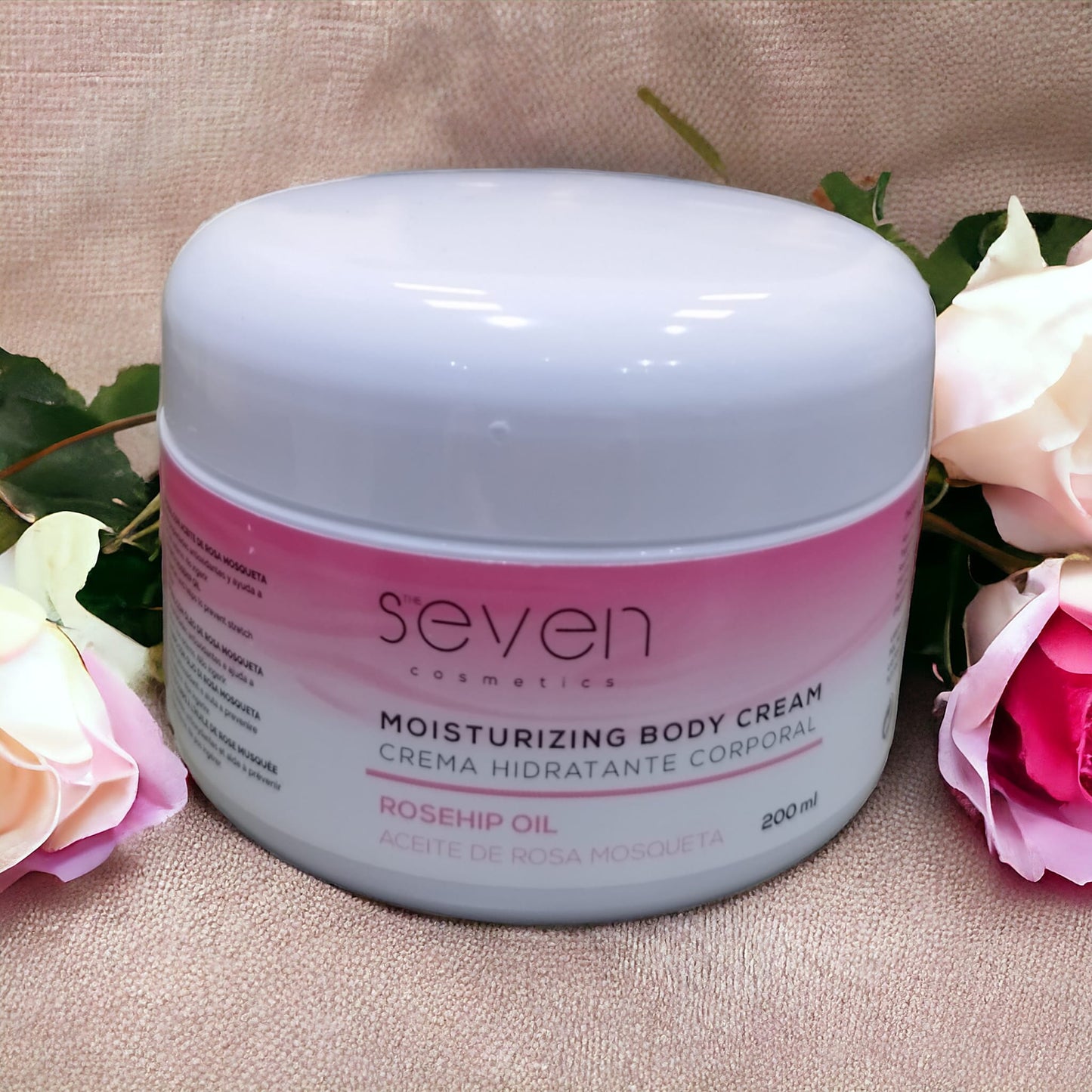 Crema idratante alla rosa seven